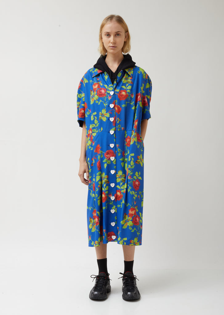 Hooded Flower Dress