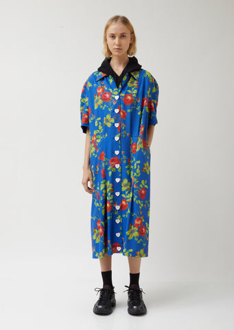 Hooded Flower Dress