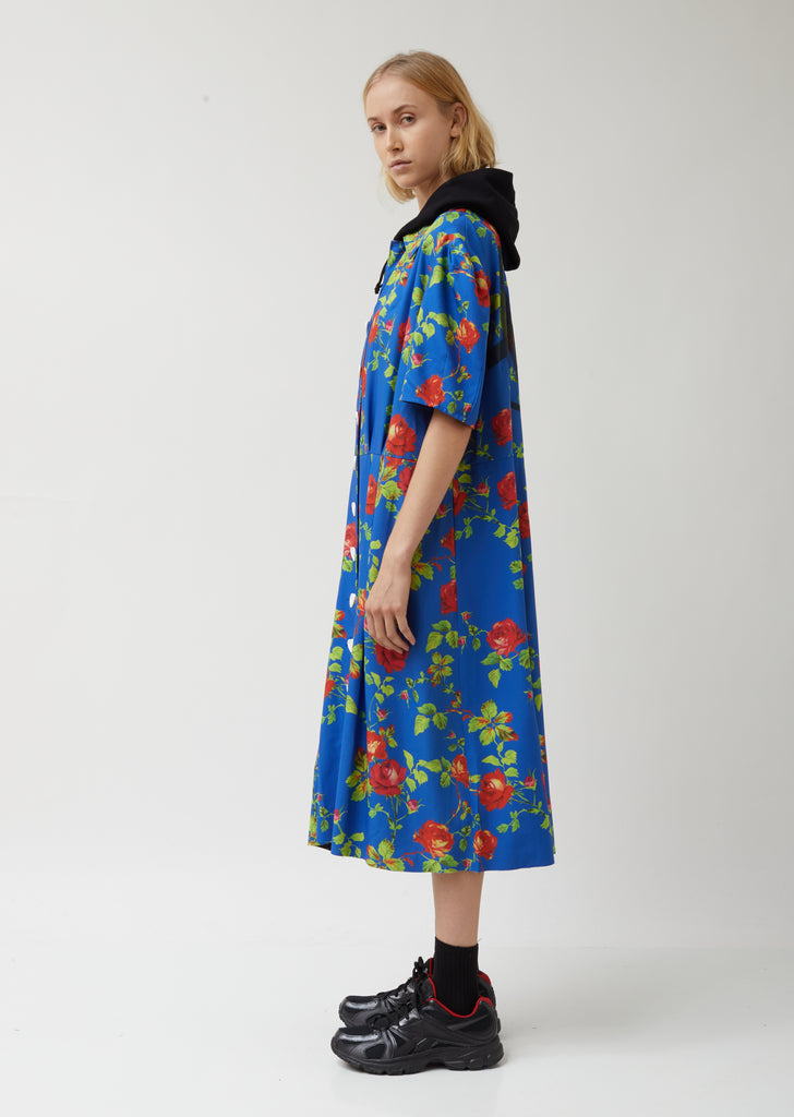 Hooded Flower Dress