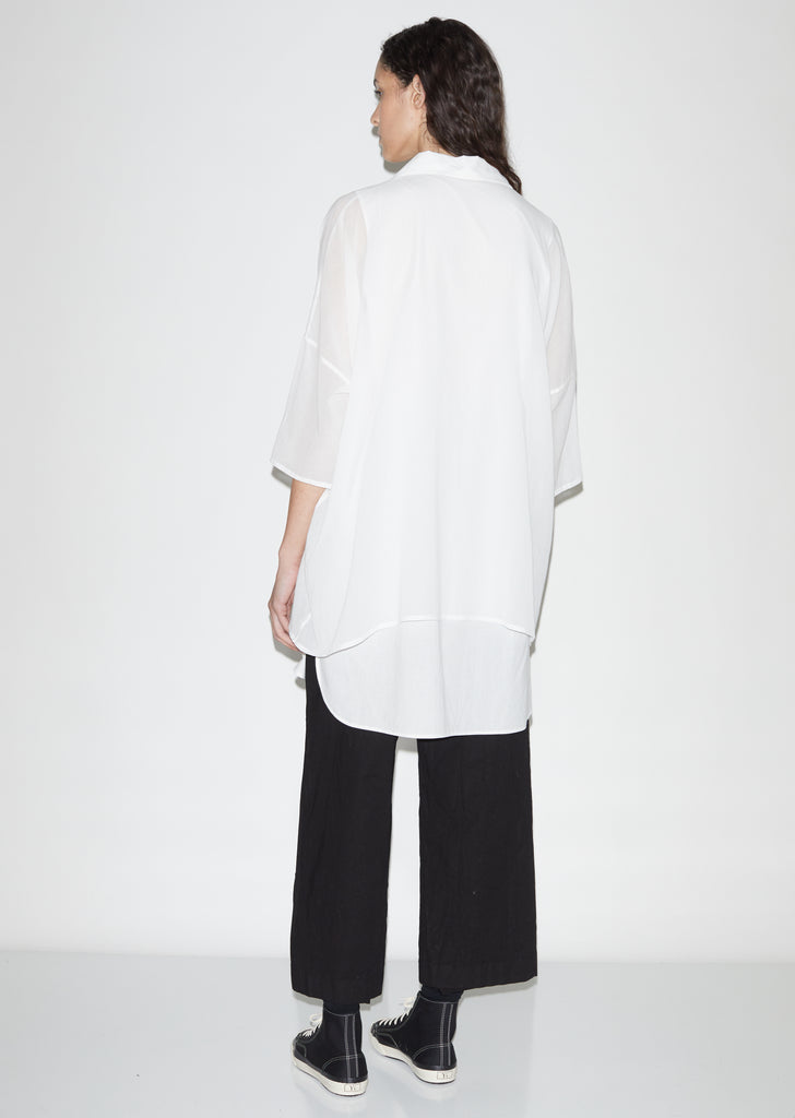 Oversized Cotton Layered Shirt