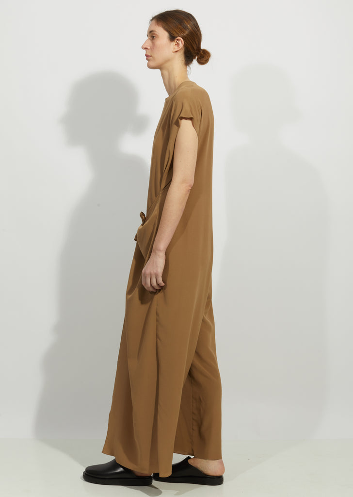 Silk Knot Jumpsuit