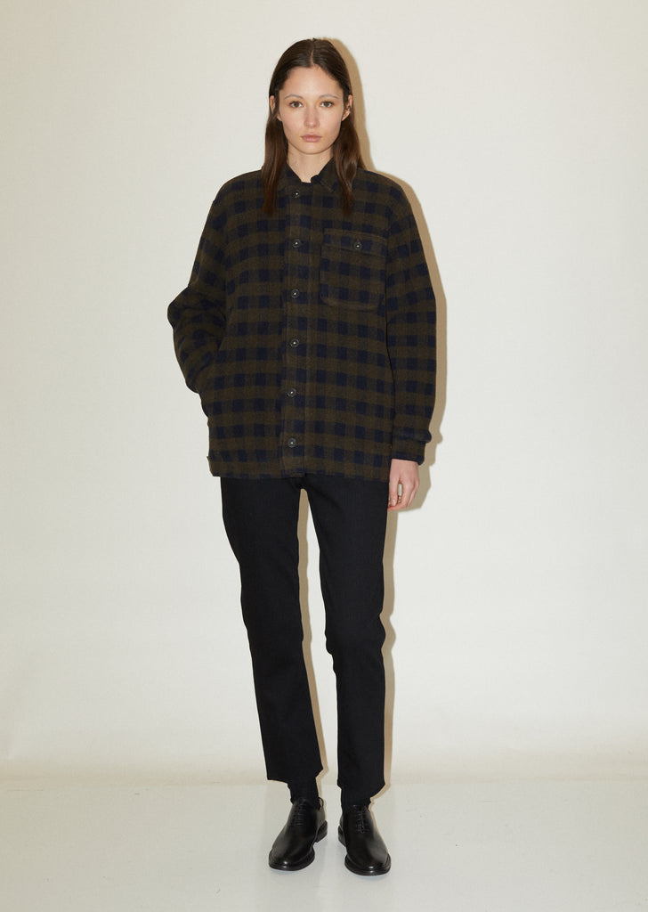 Courmayeu Wool Check Jacket