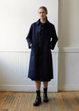 Starry Night Double Melton Drop Shoulder Coat