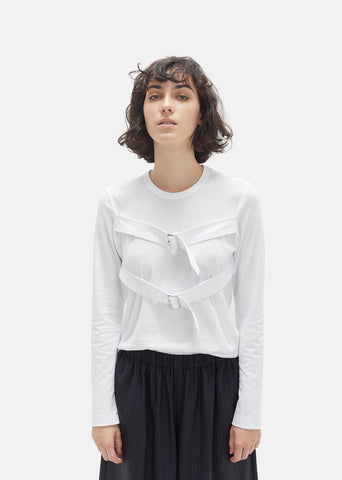 Cotton Jersey Double Belt Tee