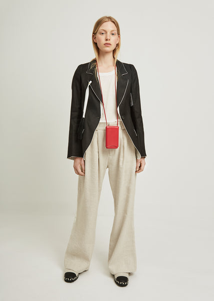 Molded Leather Phone Case by Ann Demeulemeester- La Garçonne