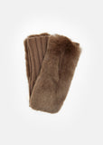 Fur Fingerless Gloves