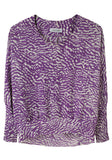 Thyme Animal Print Blouse