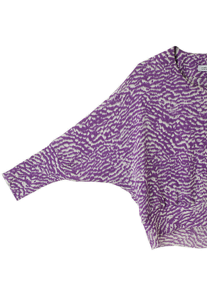 Thyme Animal Print Blouse