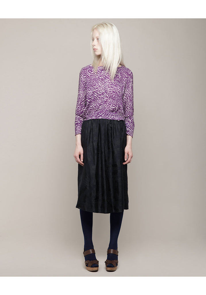 Thyme Animal Print Blouse