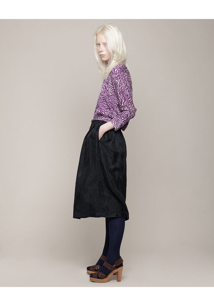 Thyme Animal Print Blouse