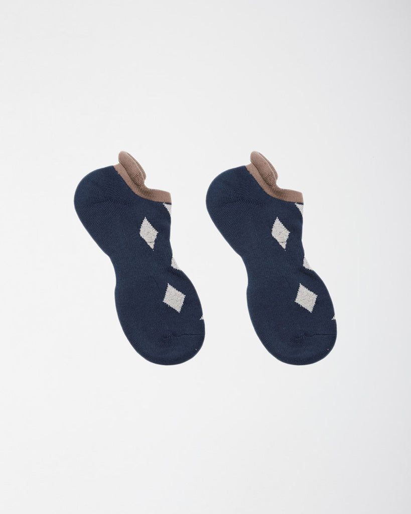 Diamond Knit No Show Socks