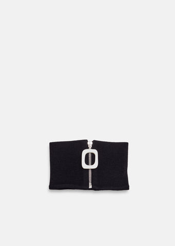 Neckband With Zip Detail