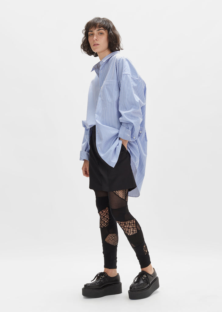 Nylon Jersey and Mesh Tights