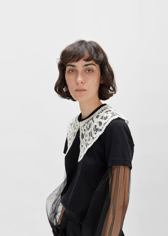 Lace Appliqué Collar