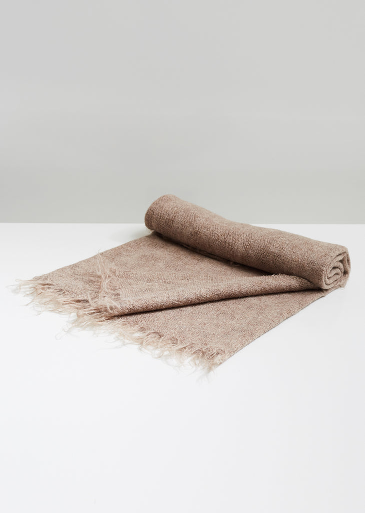 Fringe Baby Alpaca Scarf