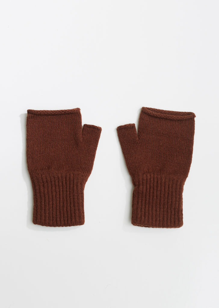 Rolled Edge Fingerless Glove