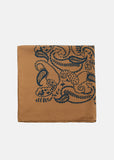 Oversized Paisley Silk Twill Bandana