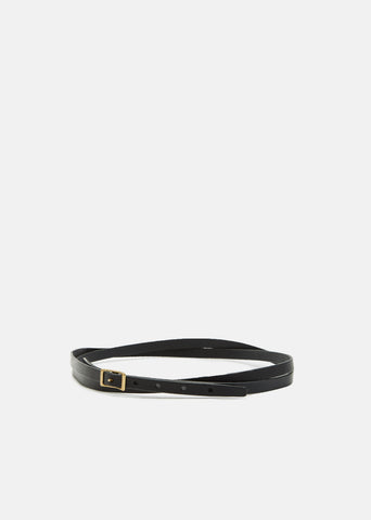 Double Round Conway Skinny Belt
