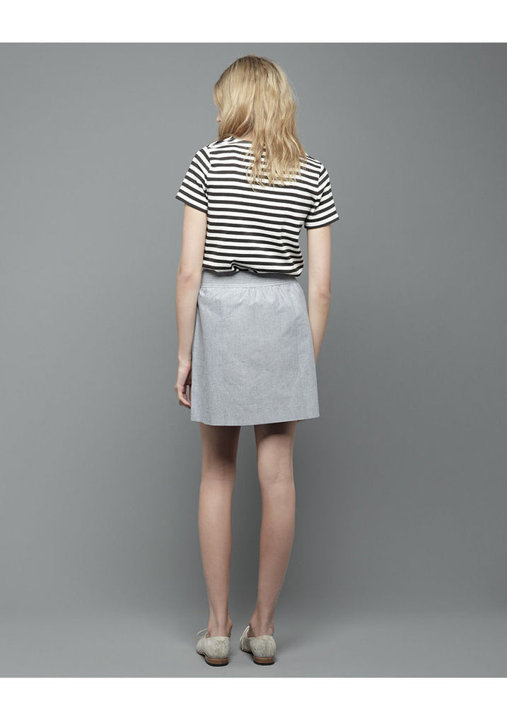 A-line Denim Skirt