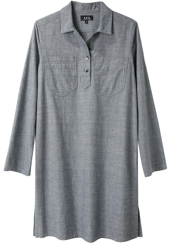 Chambray Shirtdress