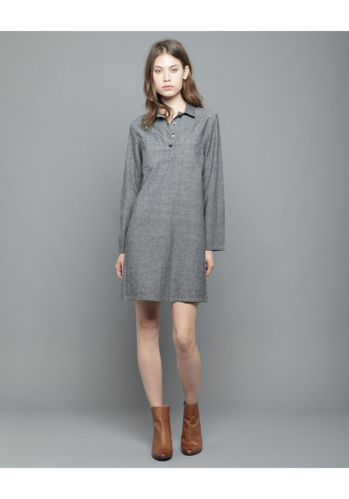 Chambray Shirtdress