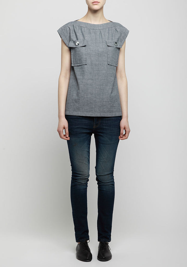 Chambray Top