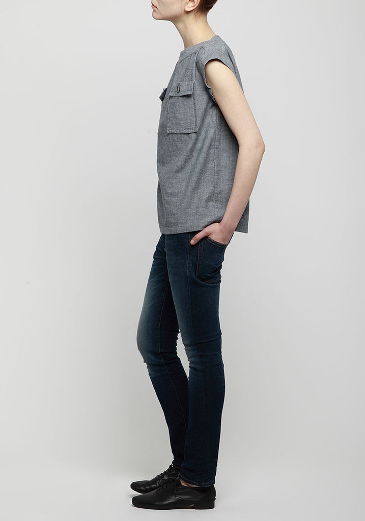 Chambray Top