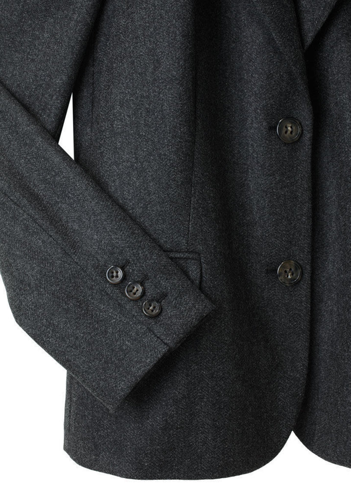 Chevron Flannel Blazer