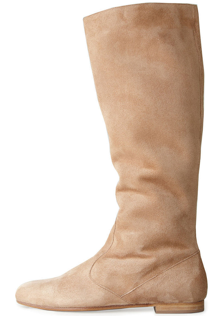 Flat Suede Boot