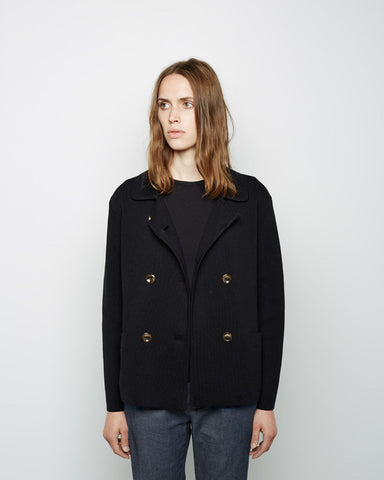 Knit Peacoat Jacket