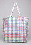 Quilted Plaid Tote