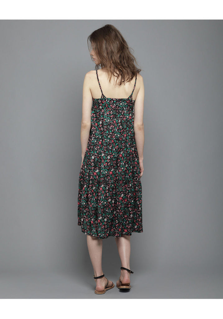 Tiered Floral Dress
