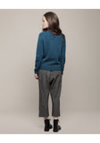 Pointelle Wool Pullover