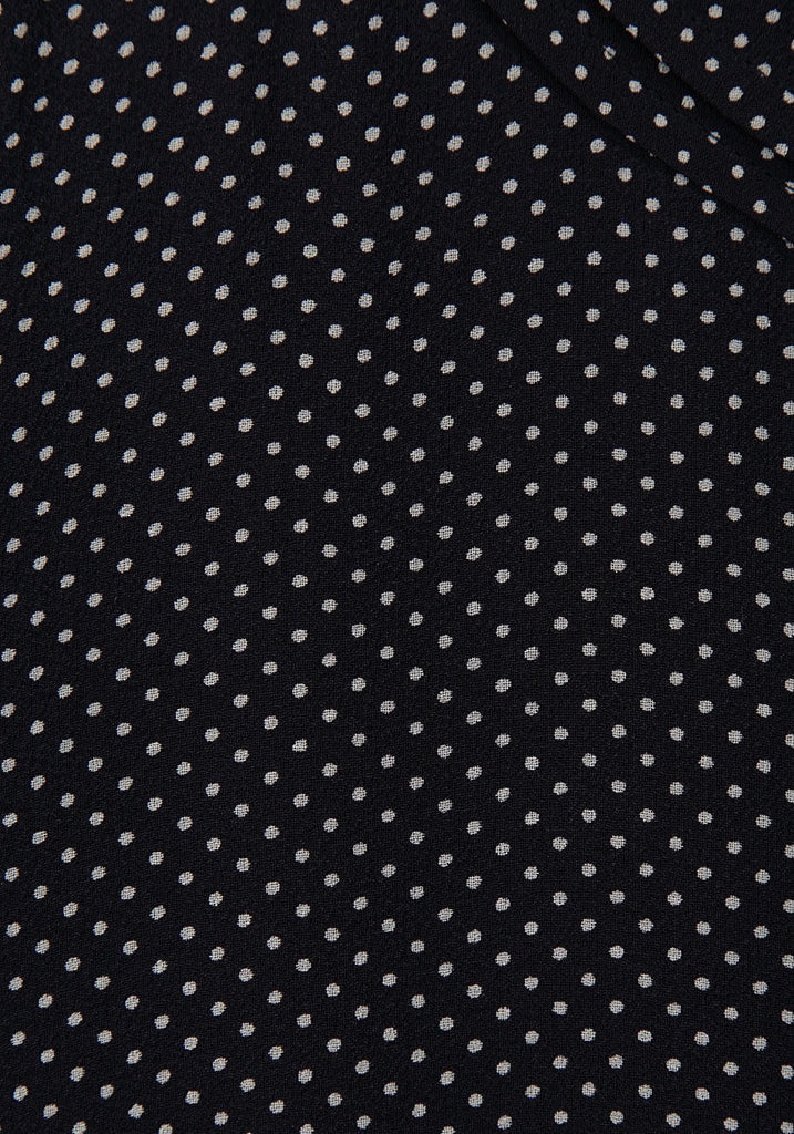 Polka-Dot Chiffon Dress