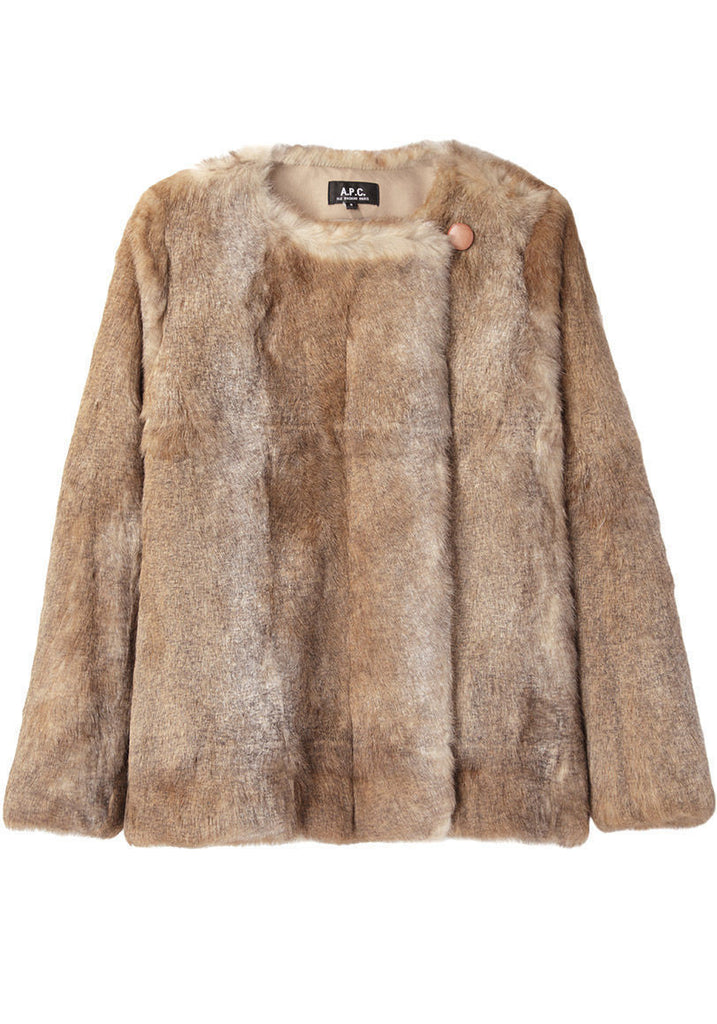 Rabbit Fur Short Jacket