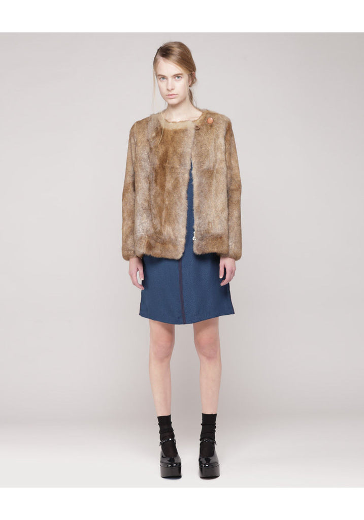 Rabbit Fur Short Jacket