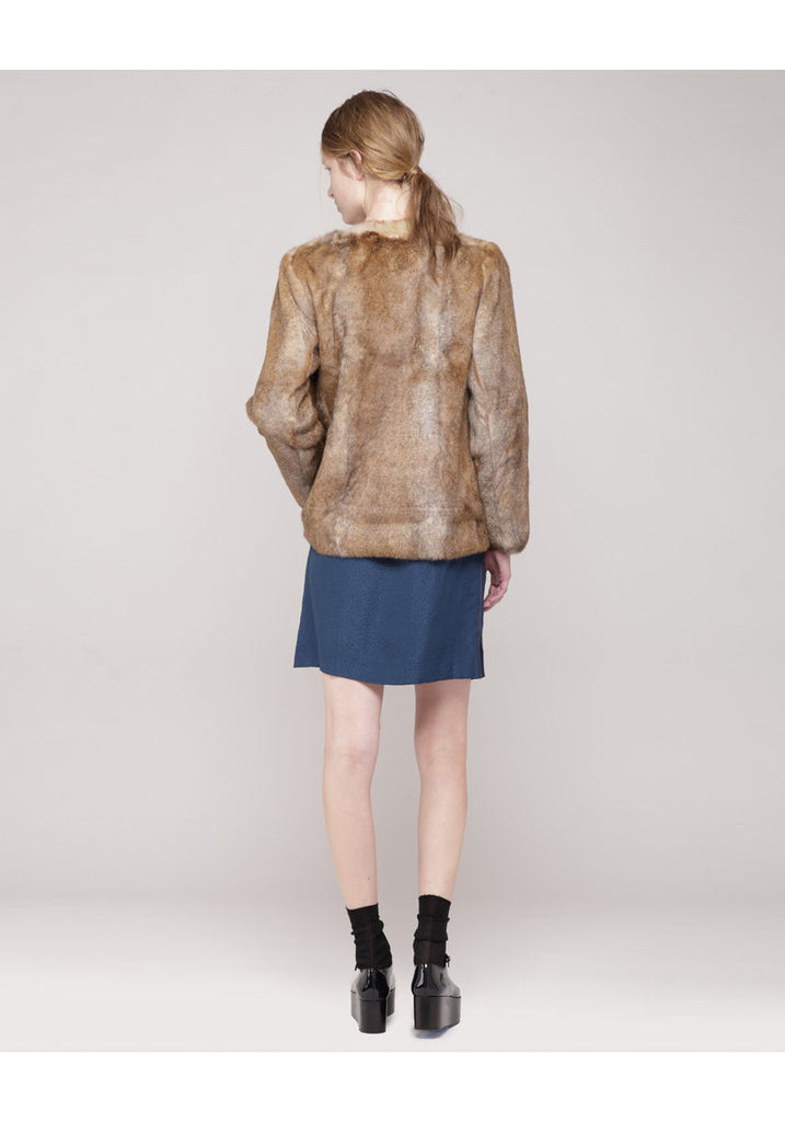 Rabbit Fur Short Jacket