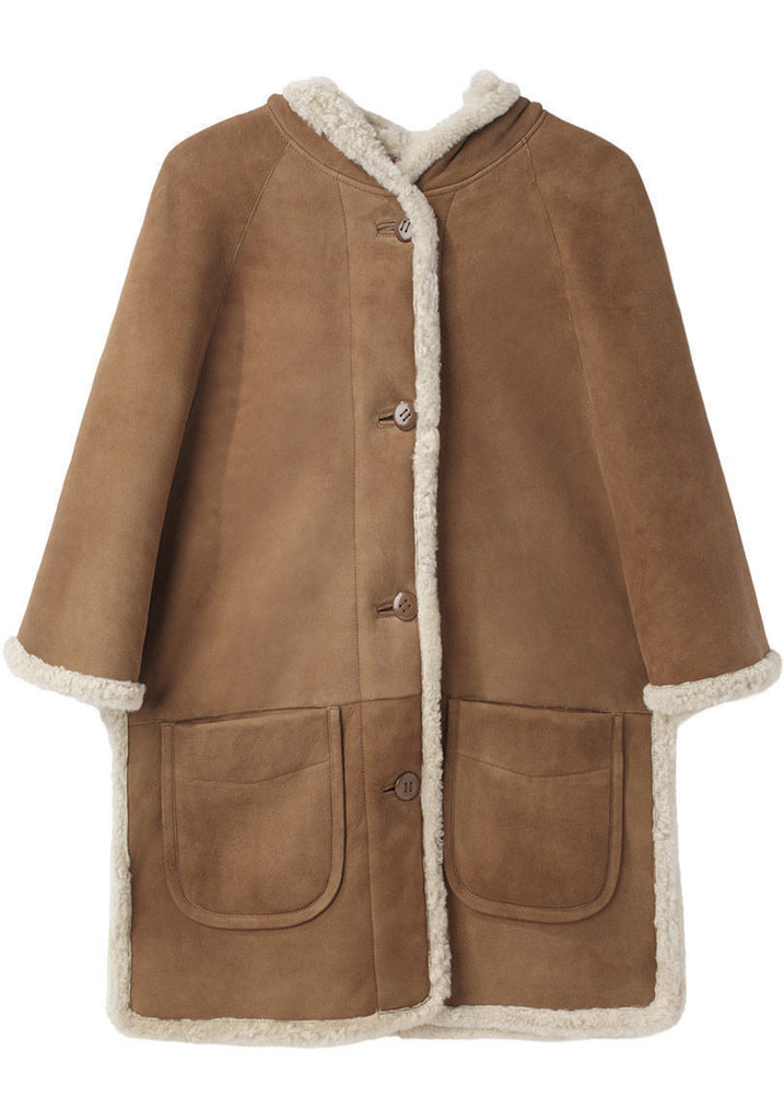 Shearling Cape