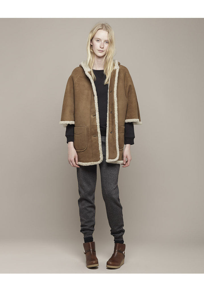 Shearling Cape