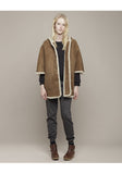 Shearling Cape