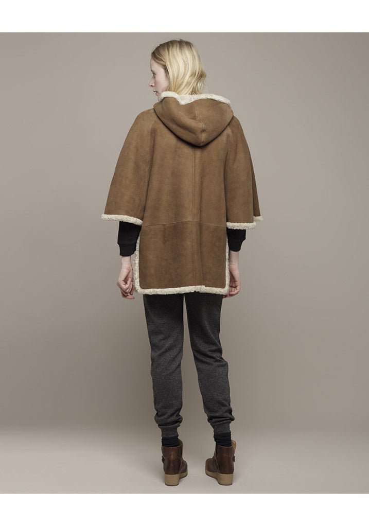 Shearling Cape