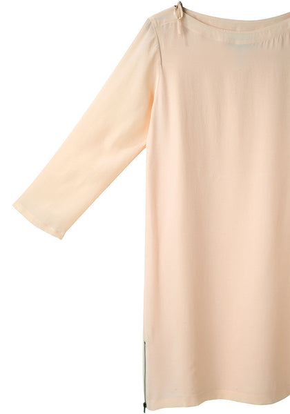 apc silk dress Silk Boatneck Dress La Garonne