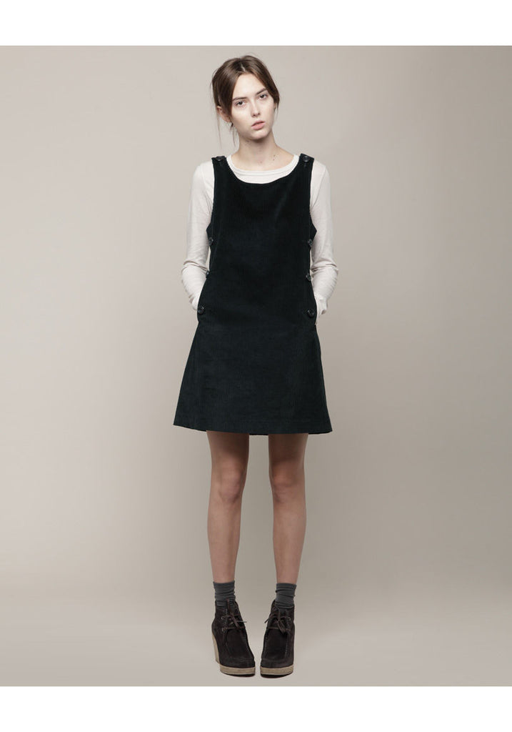 Sleeveless Corduroy Dress