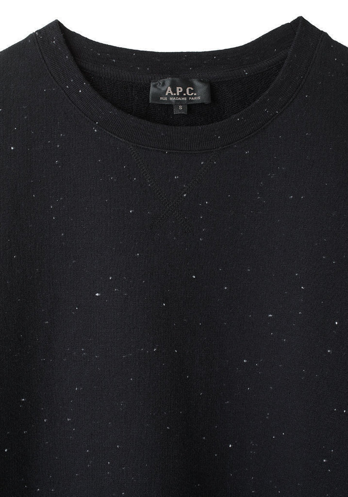 Speckled Pullover Sweatshirt