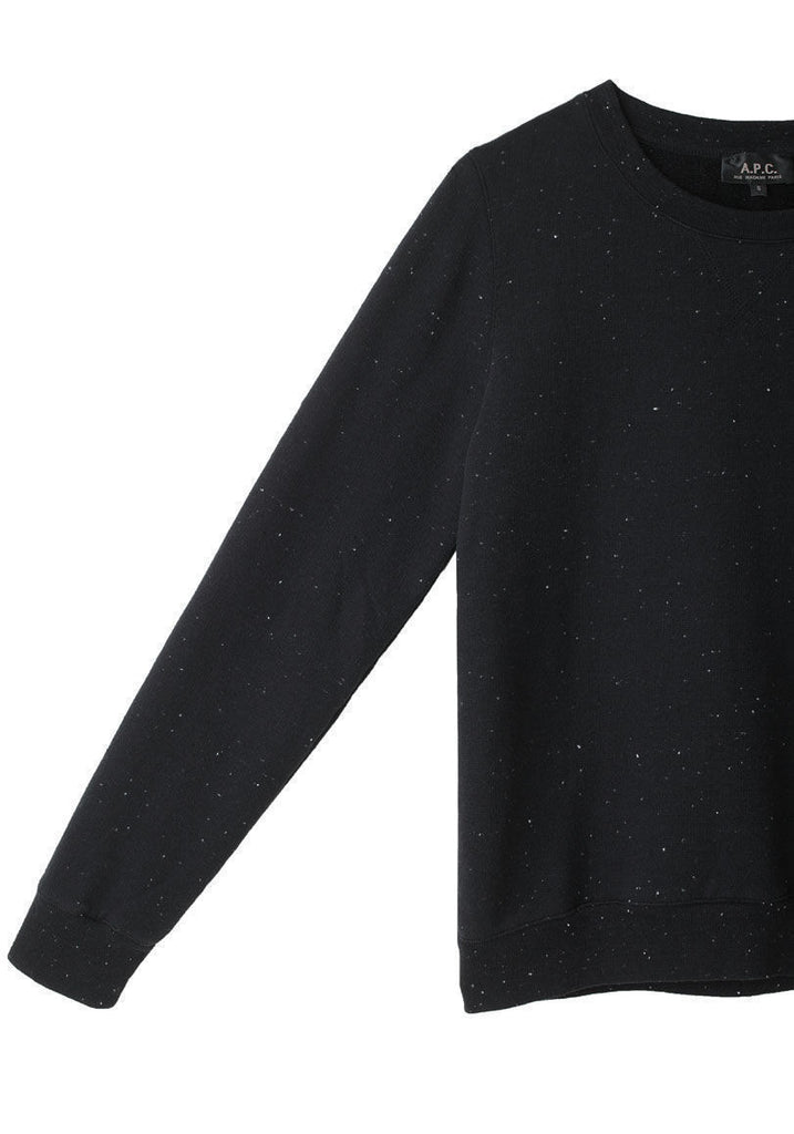 Speckled Pullover Sweatshirt