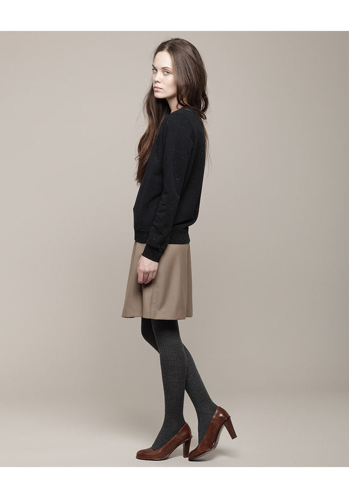 Speckled Pullover Sweatshirt