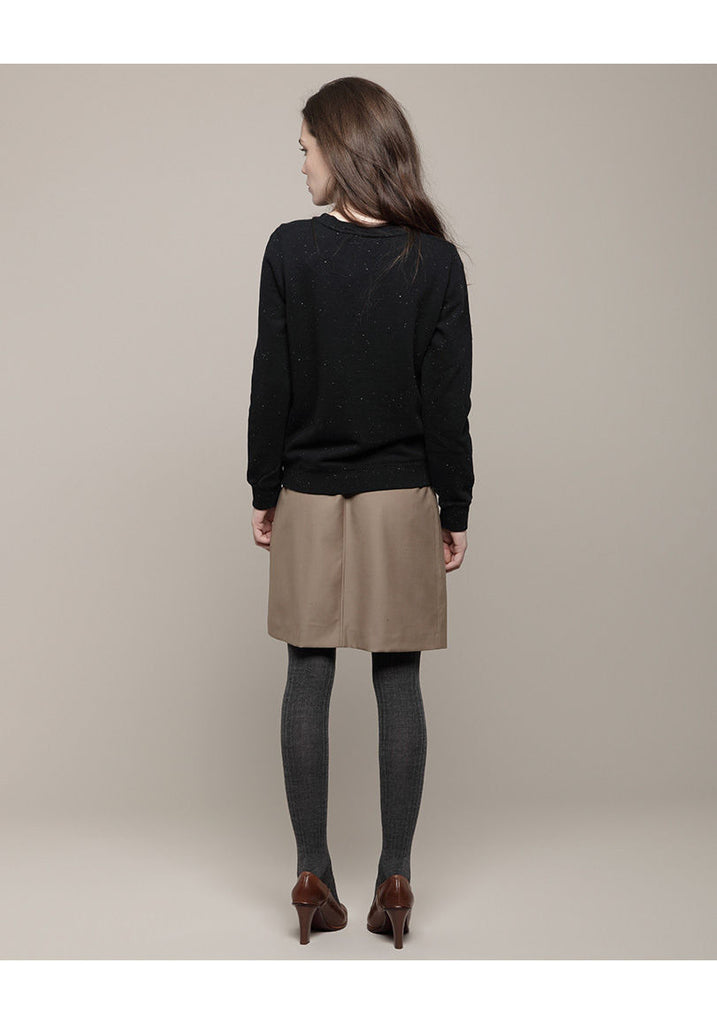 Speckled Pullover Sweatshirt