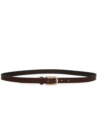 Textured Belt w/ Long Buckle