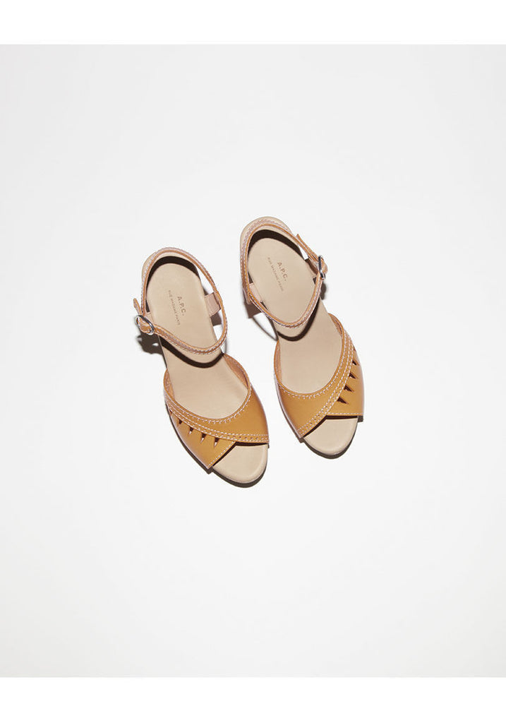 Wood Platform Sandal