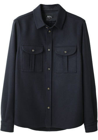 Wool Flannel Overshirt